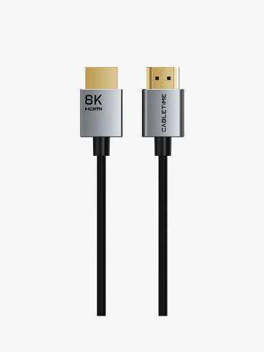 CABLETIME HDMI V2.1 1เมตร8K@60Hz Ultra-Slim High Speed HDMI Cable CH14H 