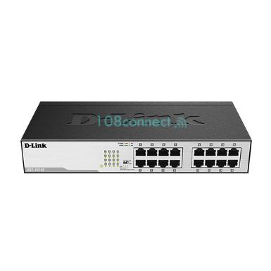 SWITCH (สวิตซ์) D-LINK DGS-1016C 16-Port Gigabit Desktop/Rackmount Switch Metal Case